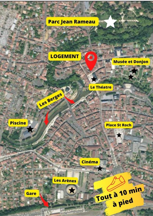 Appartamento Le Wlerick 4 - Hyper Centre - Au Calme - Wifi Mont-de-Marsan Esterno foto